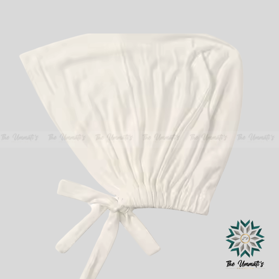 Tie Back Hijab Undercap - Ivory