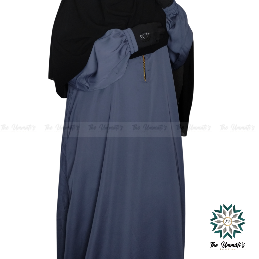 Abaya Amal Textured with a very minor fault- (Ocean) 54