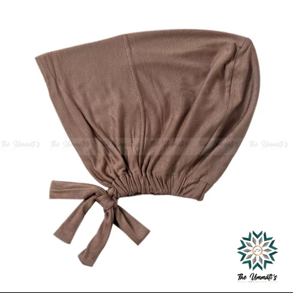 Tie Back Hijab Undercap - Mocha