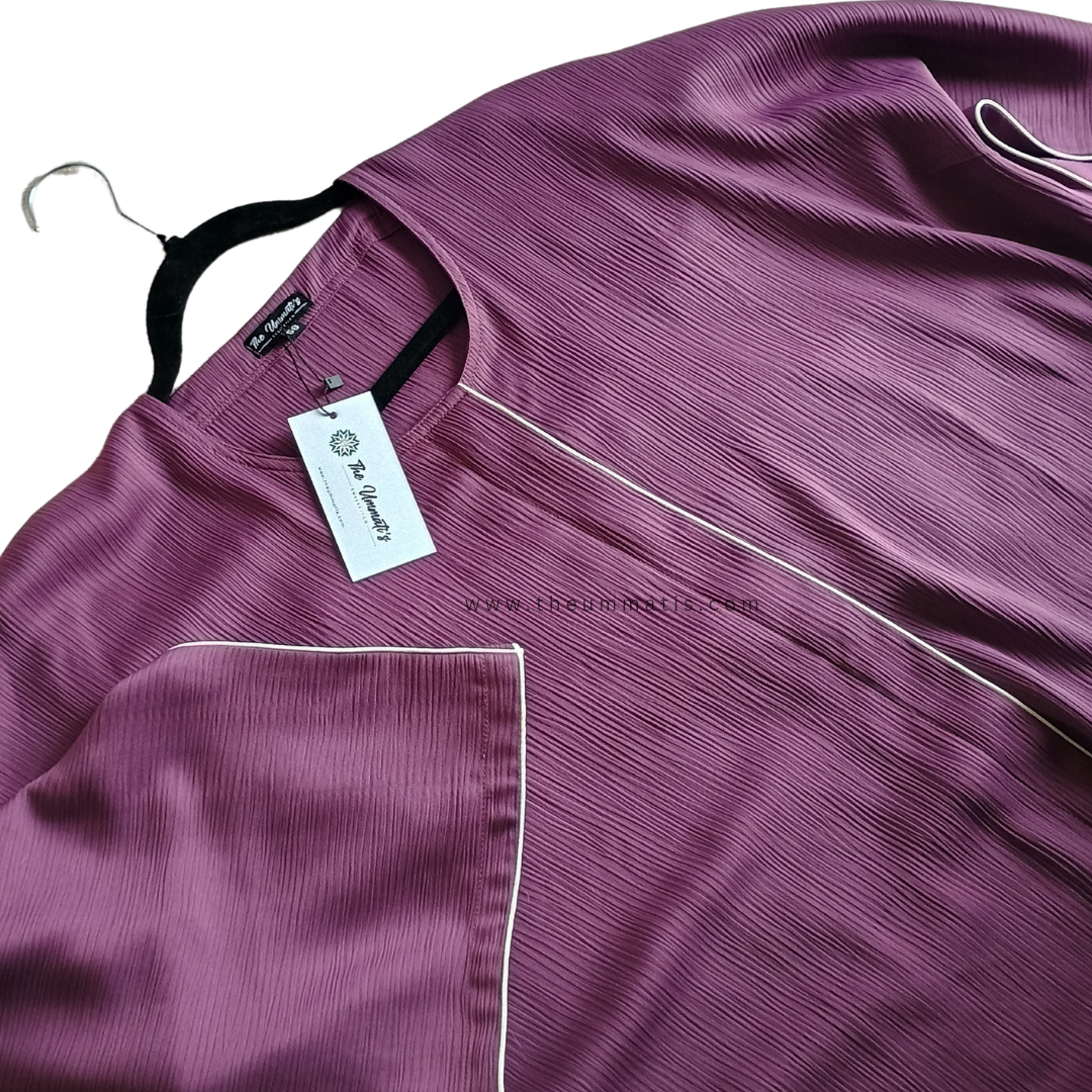 Abaya Hannah - (Grape)