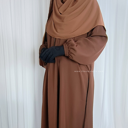 Abaya Amal - (Brown)