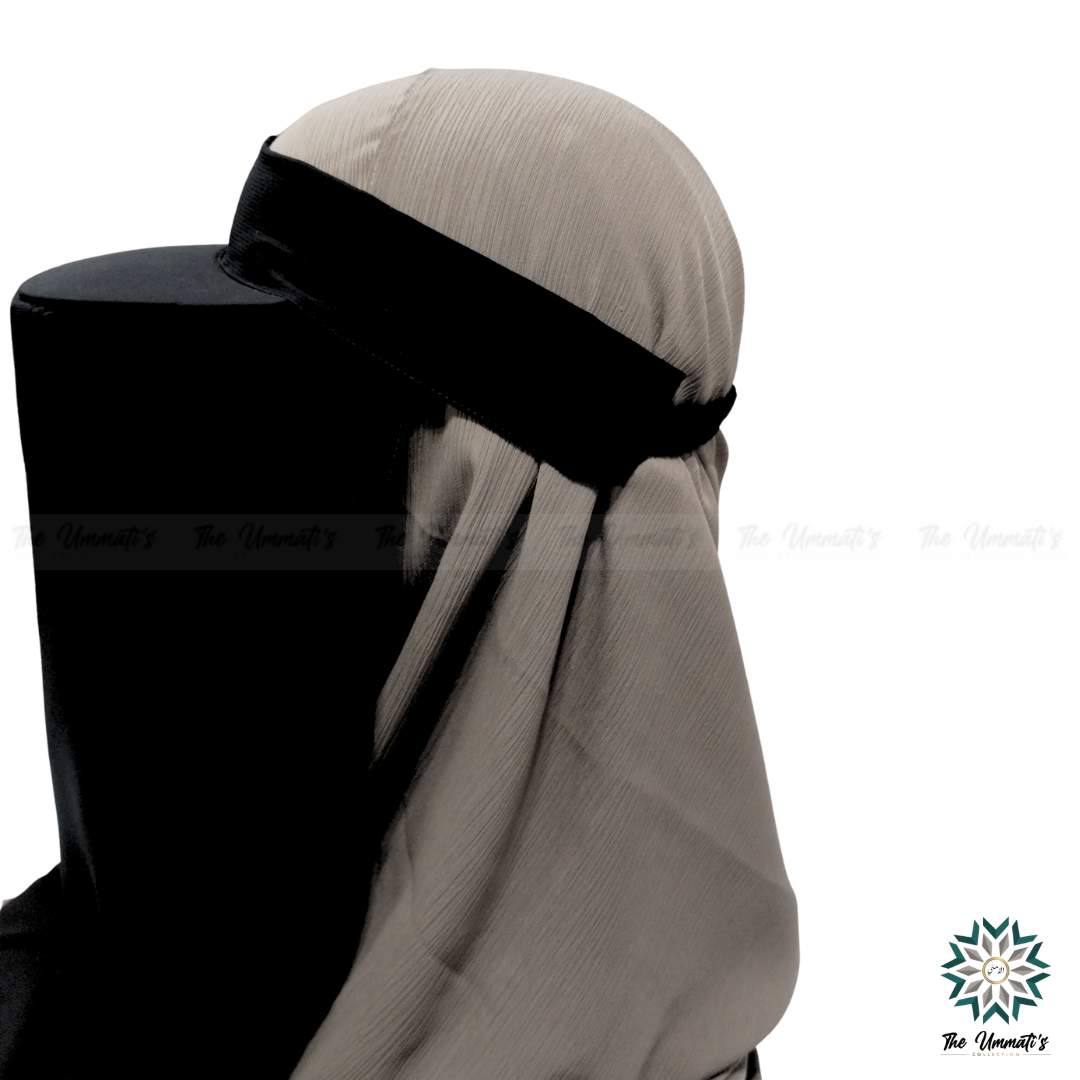 Hajj & Umrah Niqab - Black