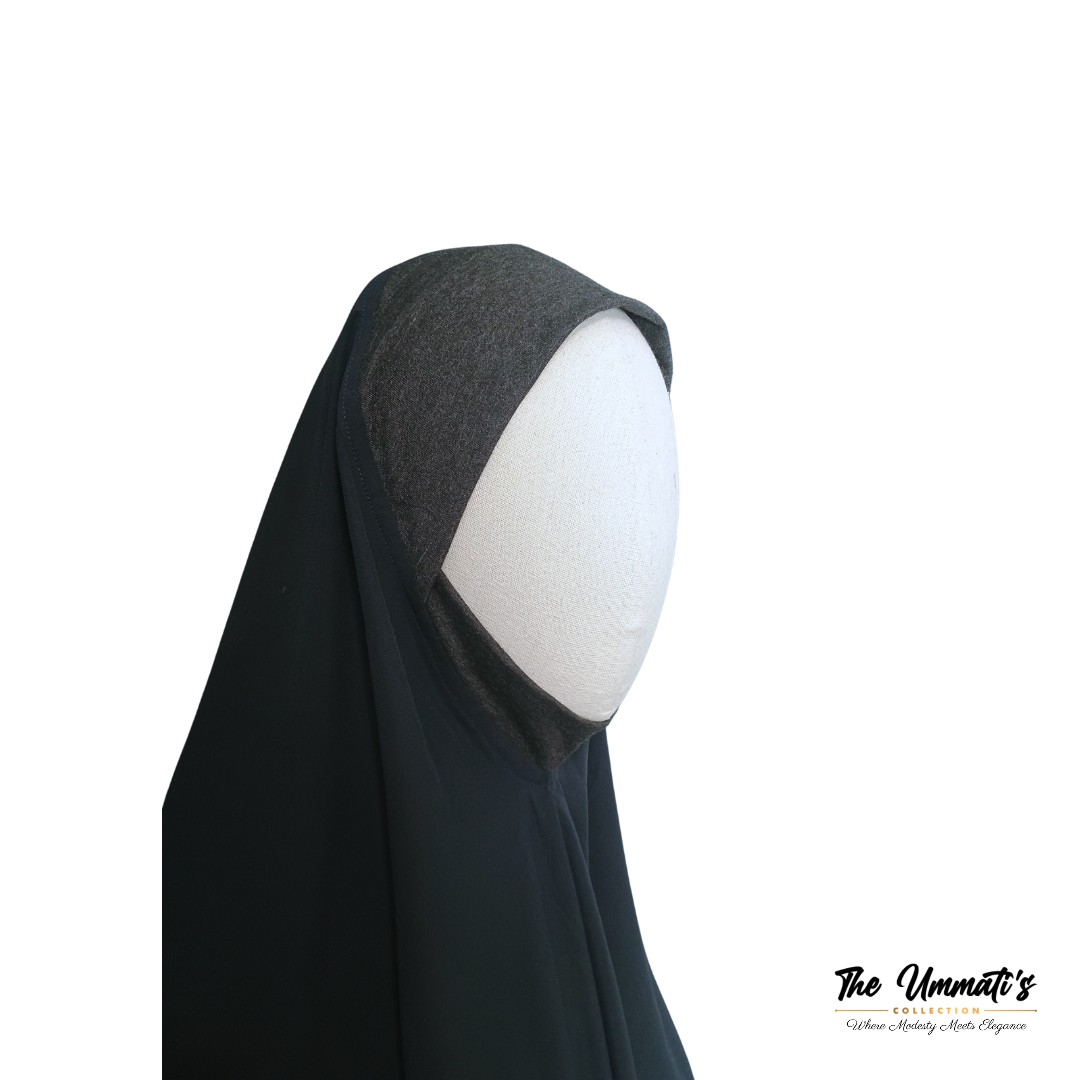 Khadijah Khimar - (Charcoal)