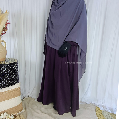 Abaya Amal - (Plum)