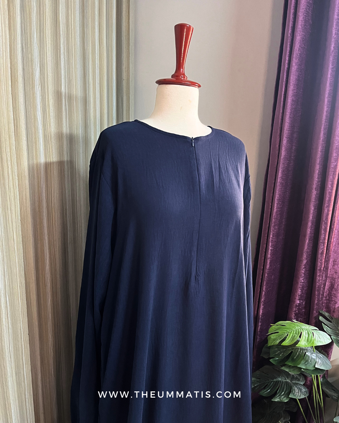 Abaya Haadia- (Navy)