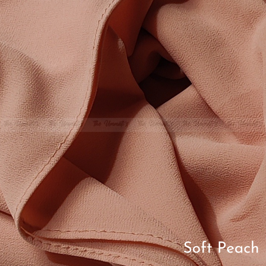 Peach Color Hijab | Classic Peach Hijab | theummatis