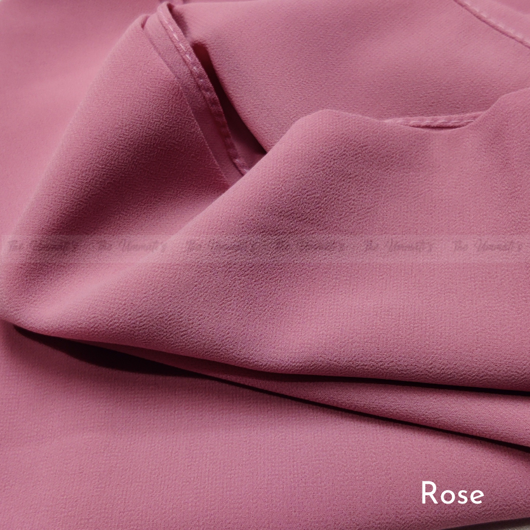 Classic Chiffon Hijab - Rose