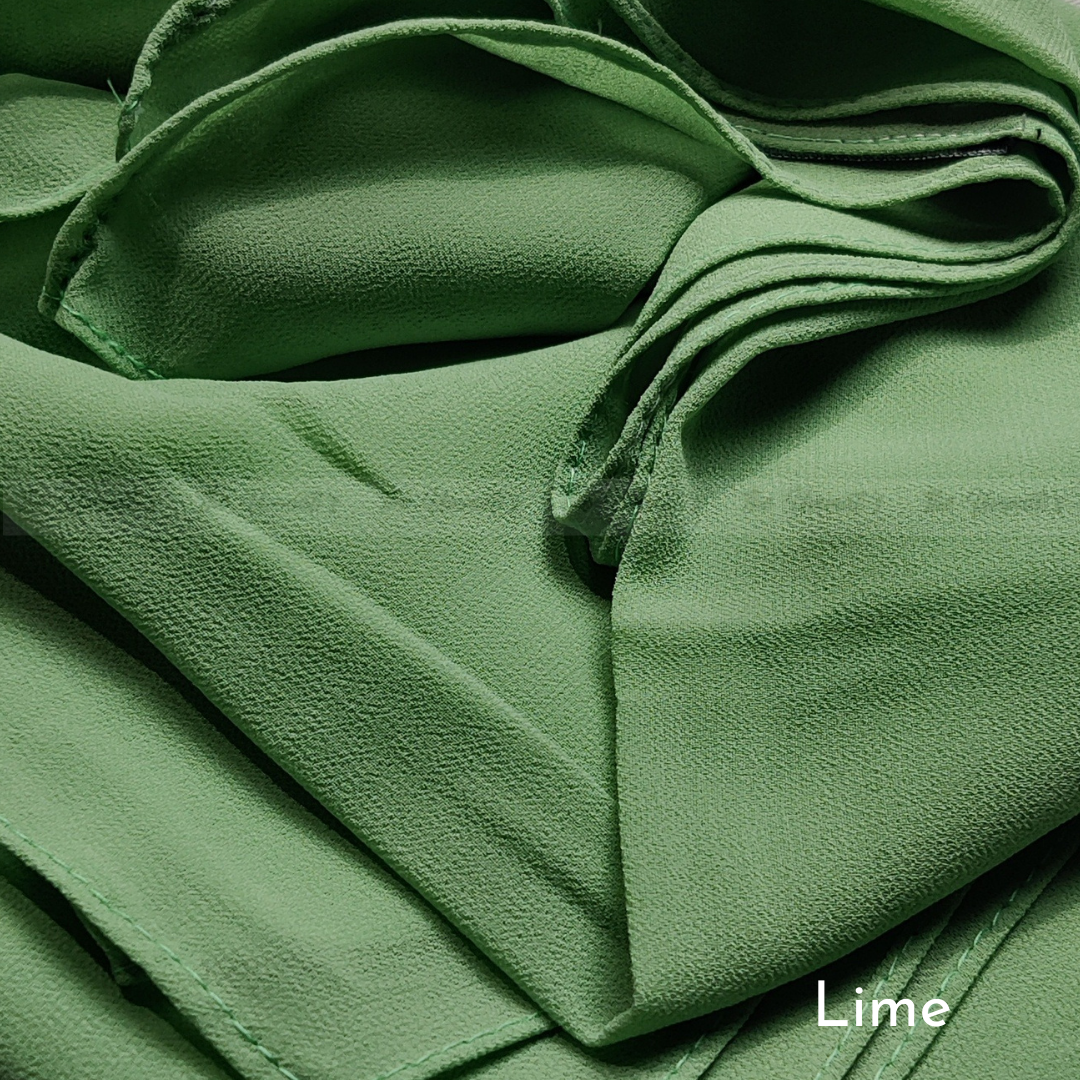 Classic Chiffon Hijab - Lime