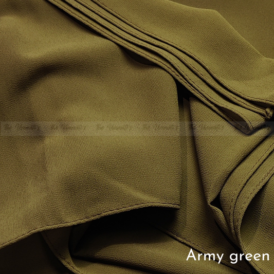 Army Green Hijab | Classic Army Green Hijab | theummatis