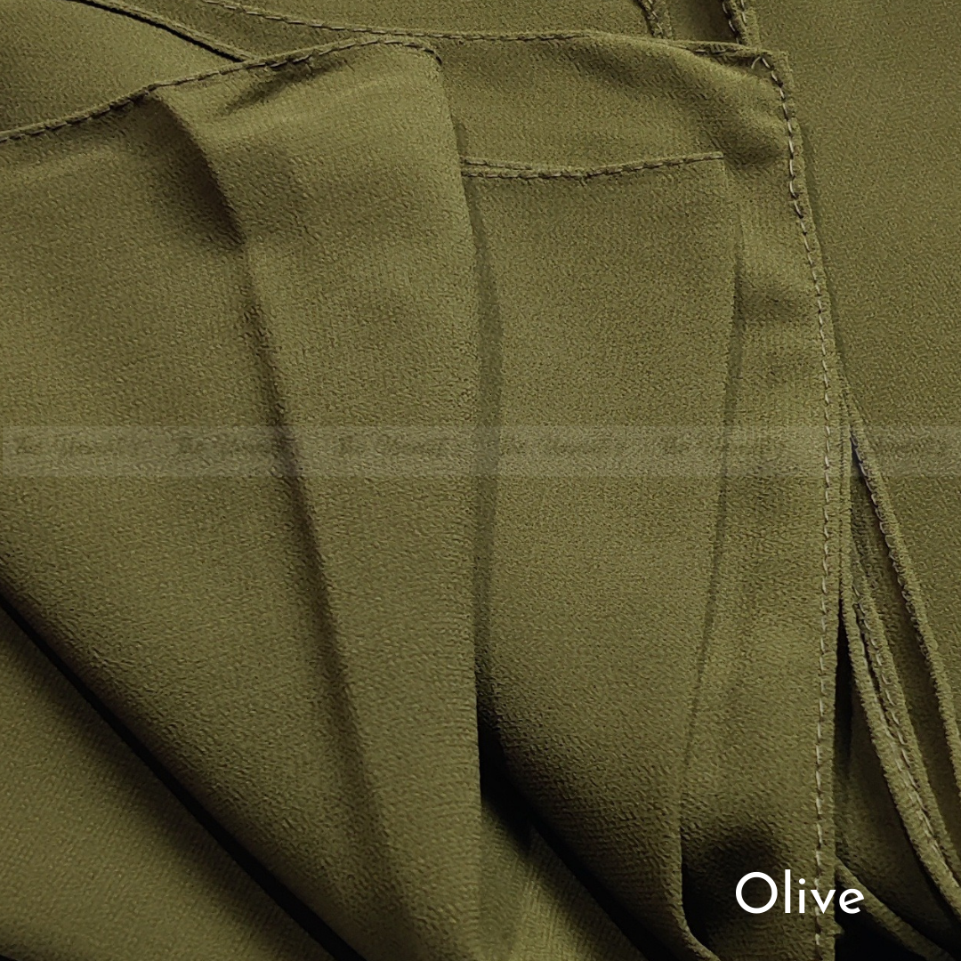 Classic Chiffon Hijab - Olive