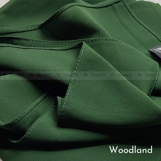 Green Chiffon Hijab | Woodland Chiffon Hijab | theummatis