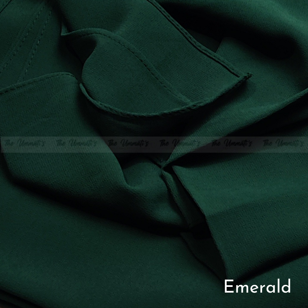 Classic Chiffon Hijab - Emerald