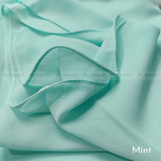 Classic Chiffon Hijab - Mint