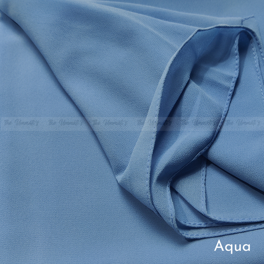 Lightweight Aqua Hijab | Classic Aqua Hijab | theummatis