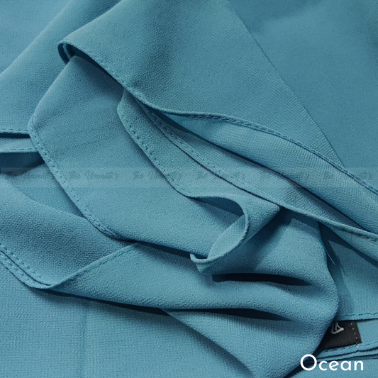 Classic Chiffon Hijab - Ocean