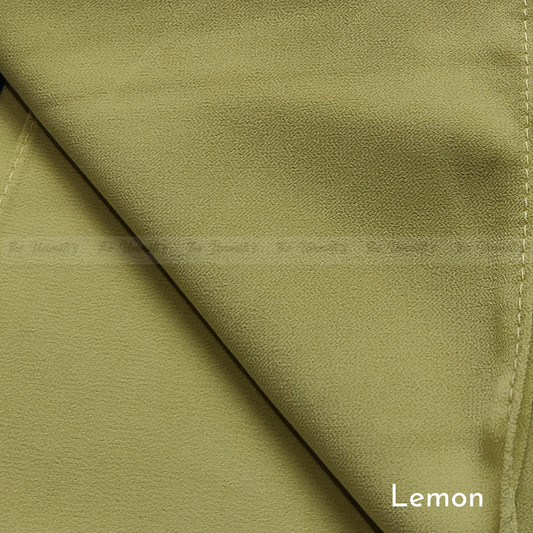 Classic Chiffon Hijab - Lemon