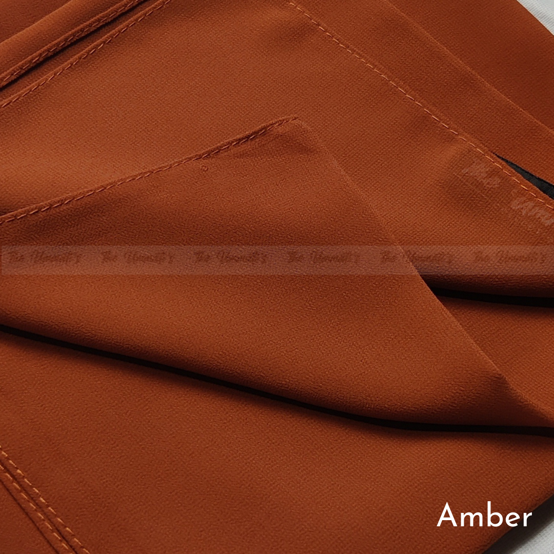 Amber Chiffon Hijab | Classic Amber Hijab | theummatis