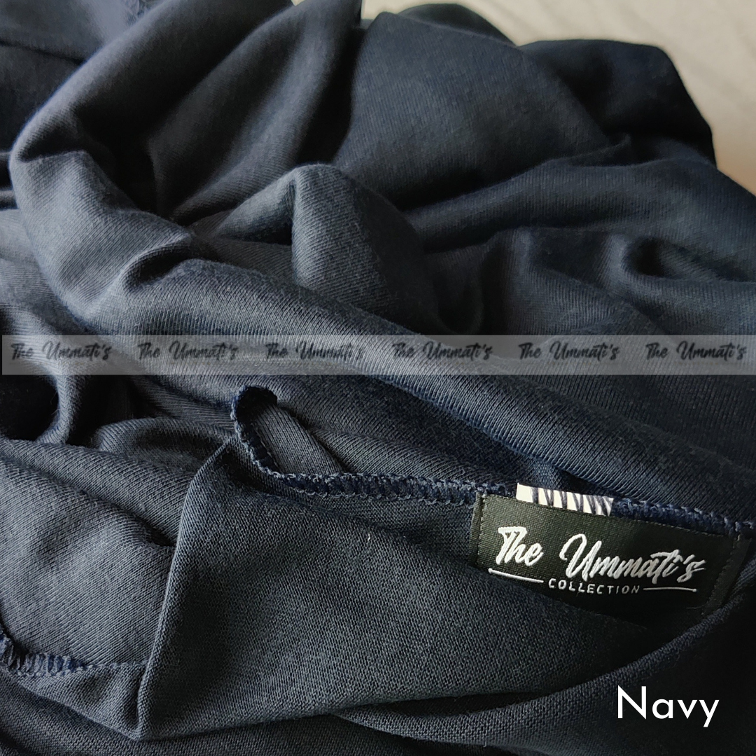 Everyday Jersey Hijab - Navy