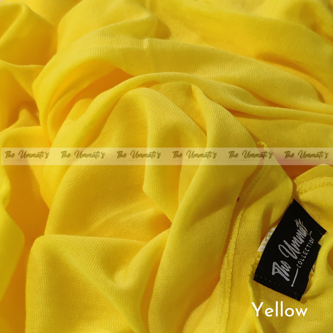 Everyday Jersey Hijab - Yellow