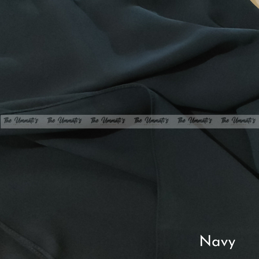 Classic Chiffon Hijab - Navy