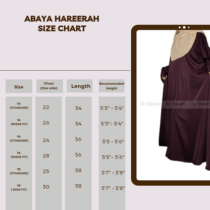 Abaya Hareerah - (Black)