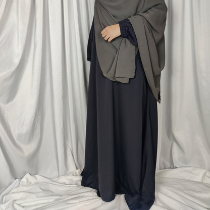 Abaya Amal - (Graphite)