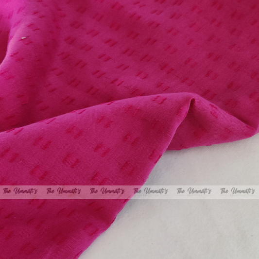 Swiss Dots Hijab - Pink