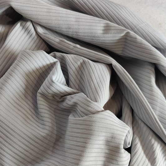 Ribbed Jersey Hijab - Gray