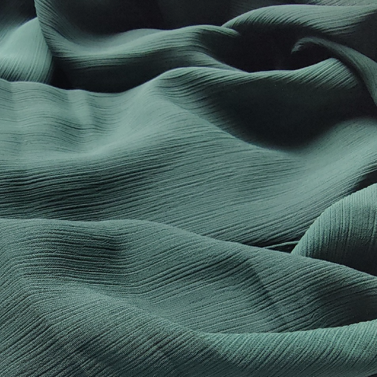 Crinkle Chiffon Hijab - Emerald