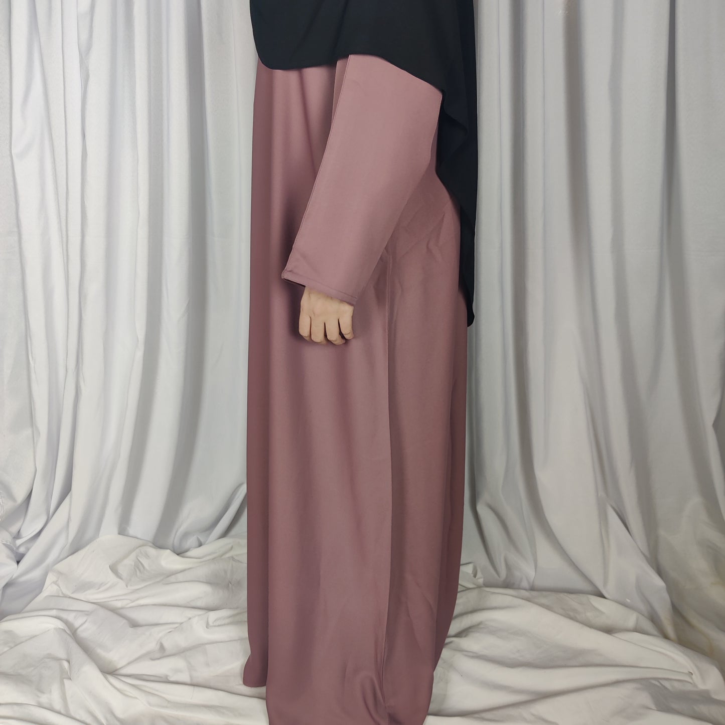 Abaya Hareerah - (Rose)
