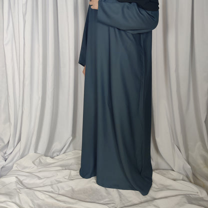 Abaya Hareerah - (Teal)