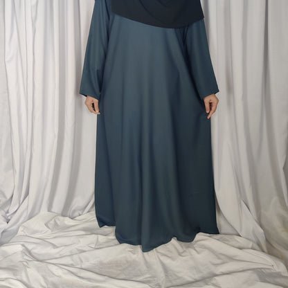 Abaya Hareerah - (Teal)