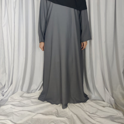 Abaya Hareerah - (Steel)
