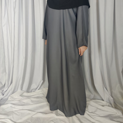 Abaya Hareerah - (Steel)