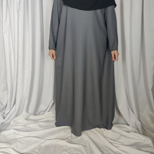 Abaya Hareerah - (Steel)