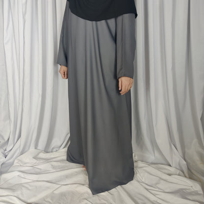 Abaya Hareerah - (Steel)