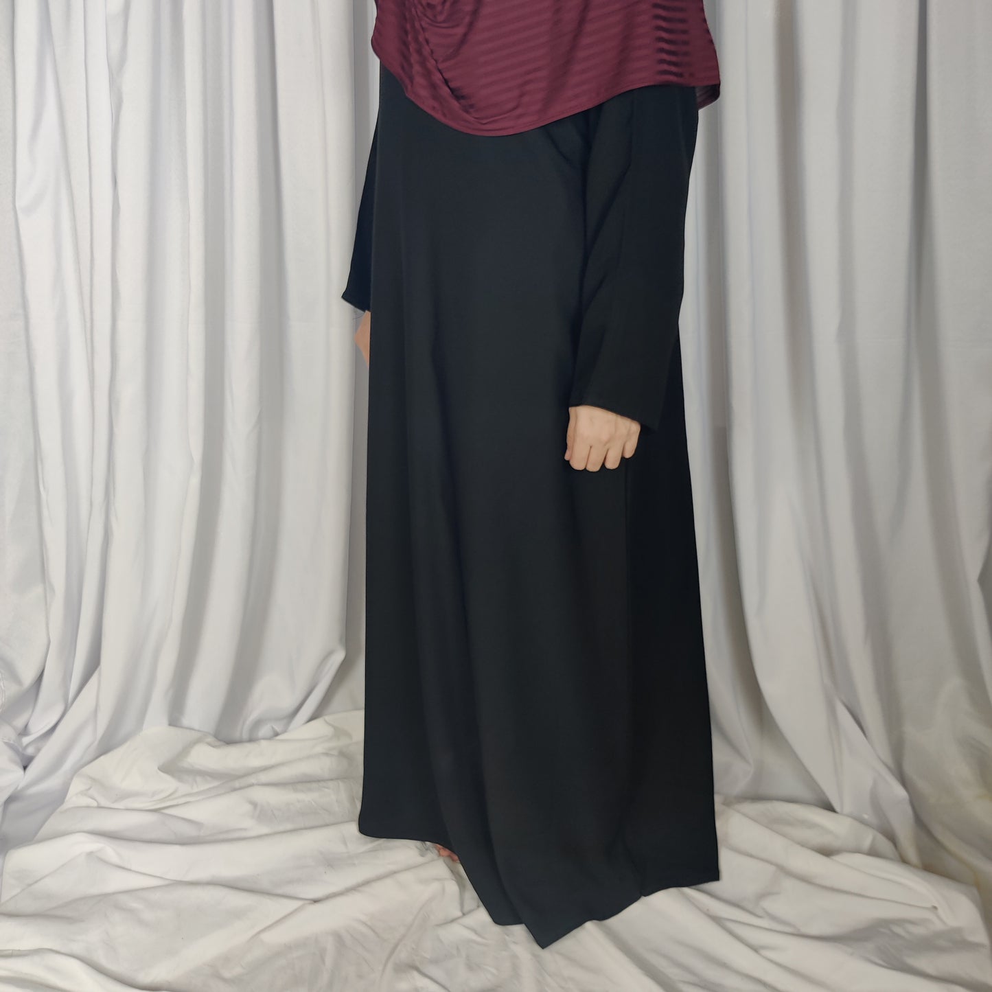 Abaya Hareerah - (Black)