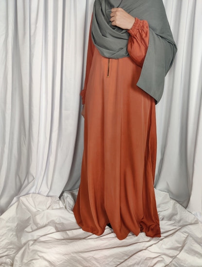 Abaya Amal Size 58- (Rust)