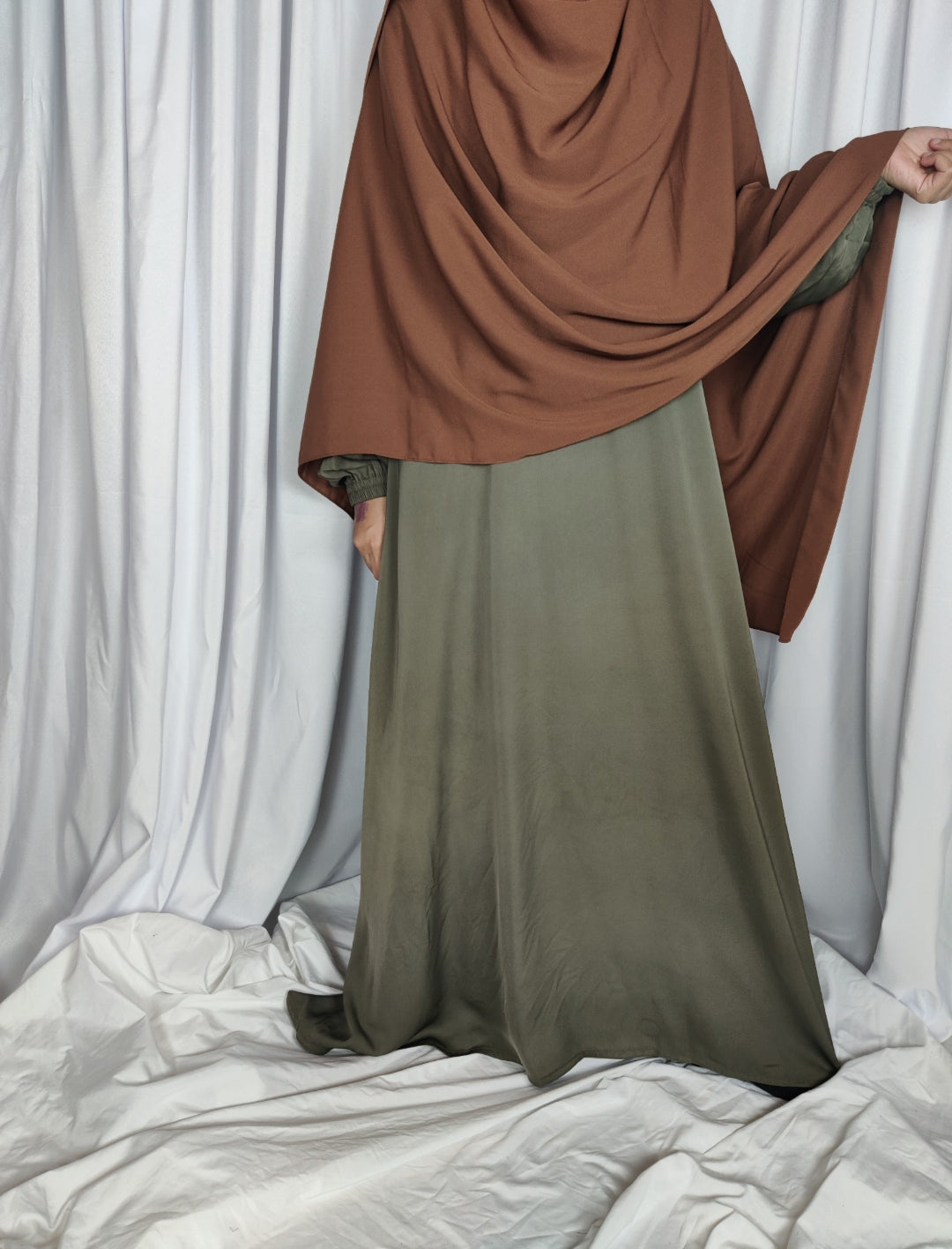 Abaya Amal - (Olive)