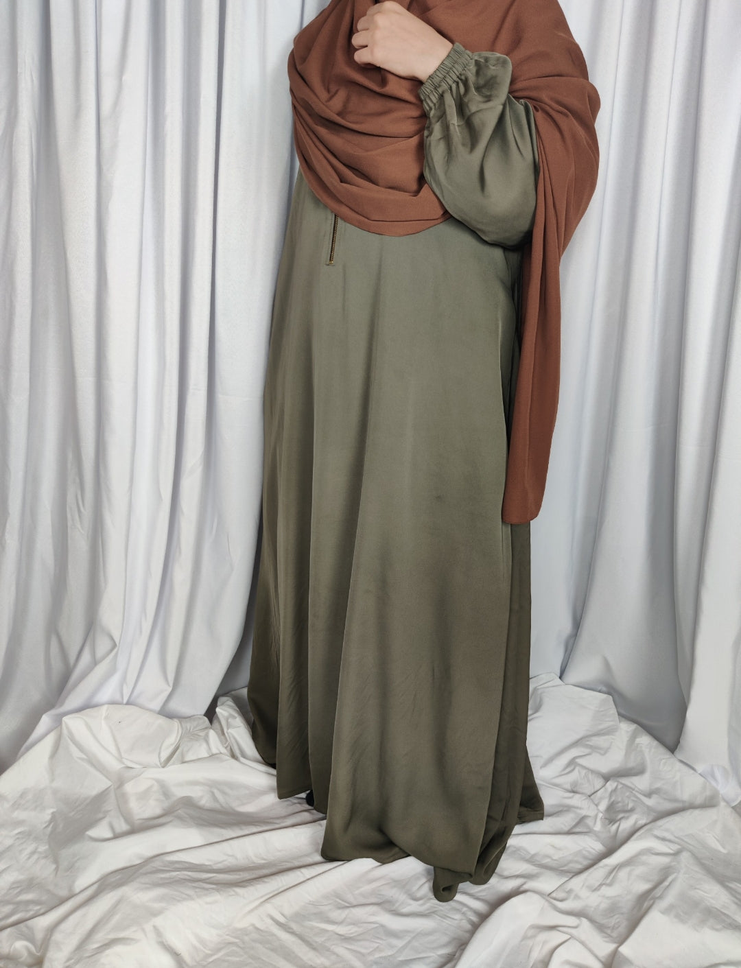 Abaya Amal - (Olive)