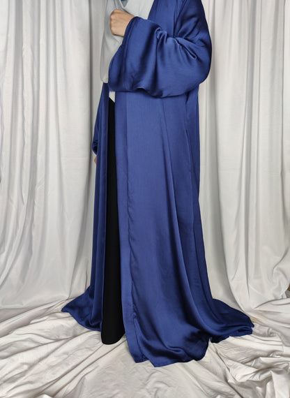 Luxury Silk Coat- (Sapphire)