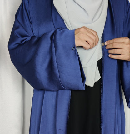 Luxury Silk Coat- (Sapphire)