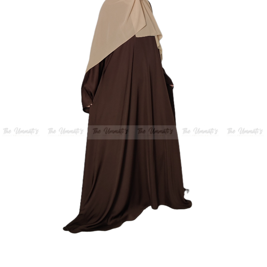 Abaya Hareerah - (Brown)