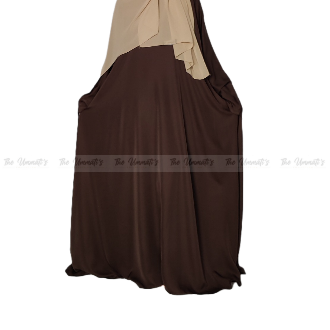 Abaya Hareerah - (Brown)