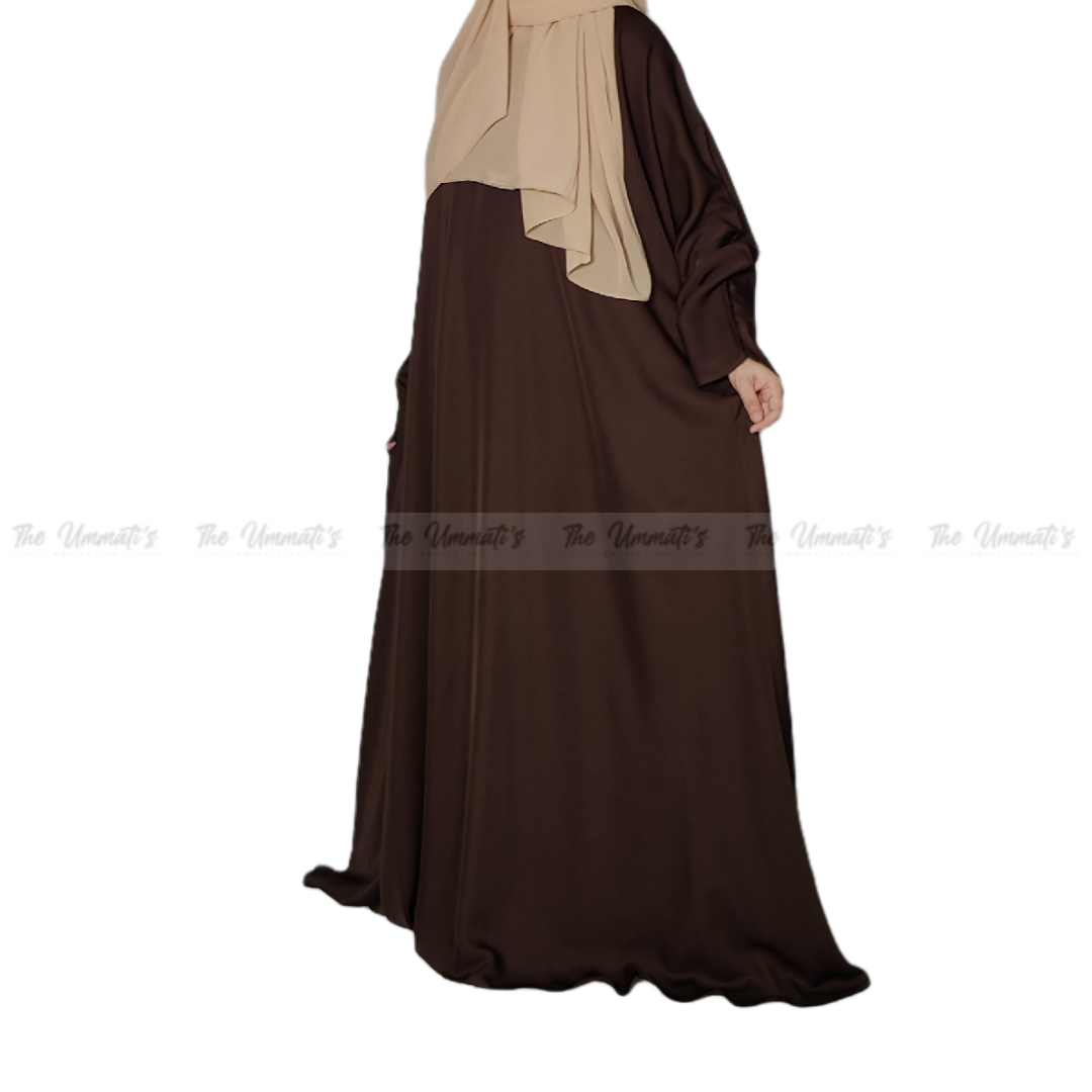 Abaya Hareerah - (Brown)