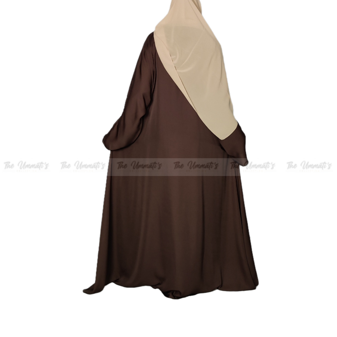 Abaya Hareerah - (Brown)