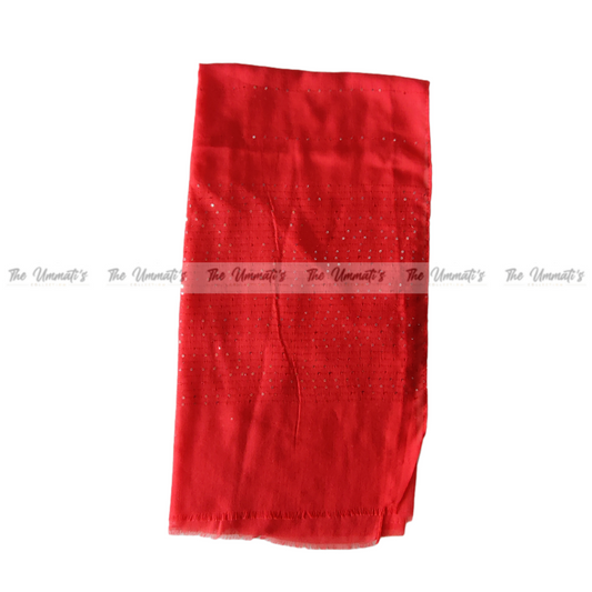 Sequin Hijab - Red