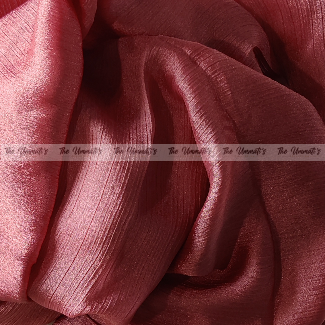Crinkle Silk Hijab ( Sherbet )