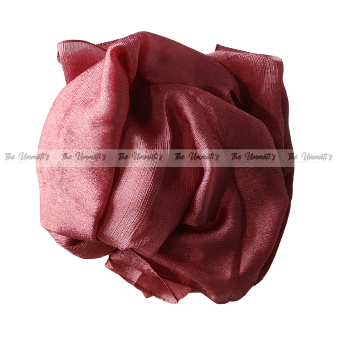 Crinkle Silk Hijab ( Sherbet )