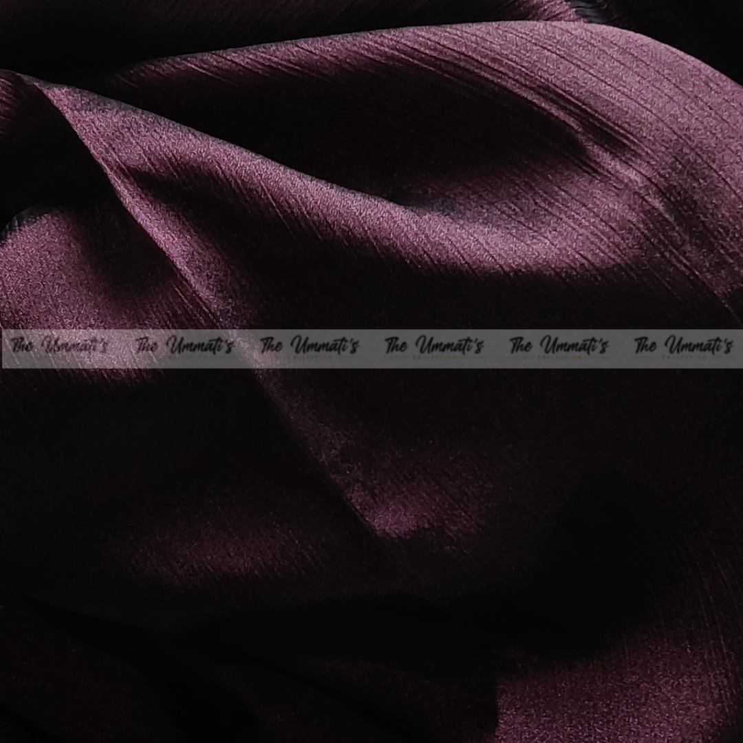 Crinkle Silk Hijab ( Siam )